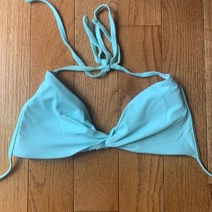 teal bikini top